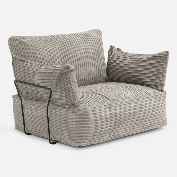 Single Seater Modular Sofa - Cord Mink 03