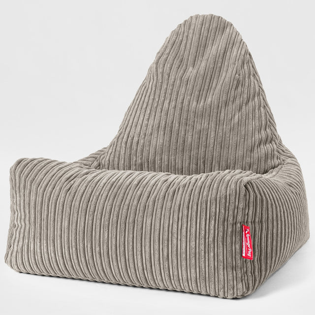 Scandi Lounger Bean Bag Chair - Cord Mink 01