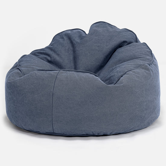 Archi Bean Bag Chair - Canvas Navy 01