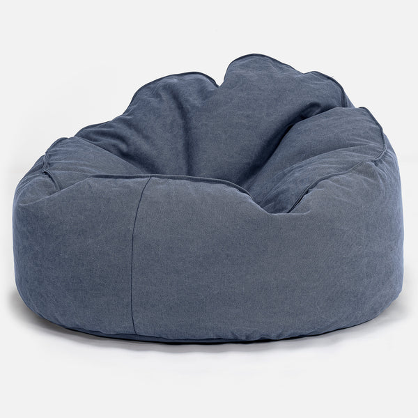 Mini Mammoth Bean Bag Chair - Canvas Navy 01