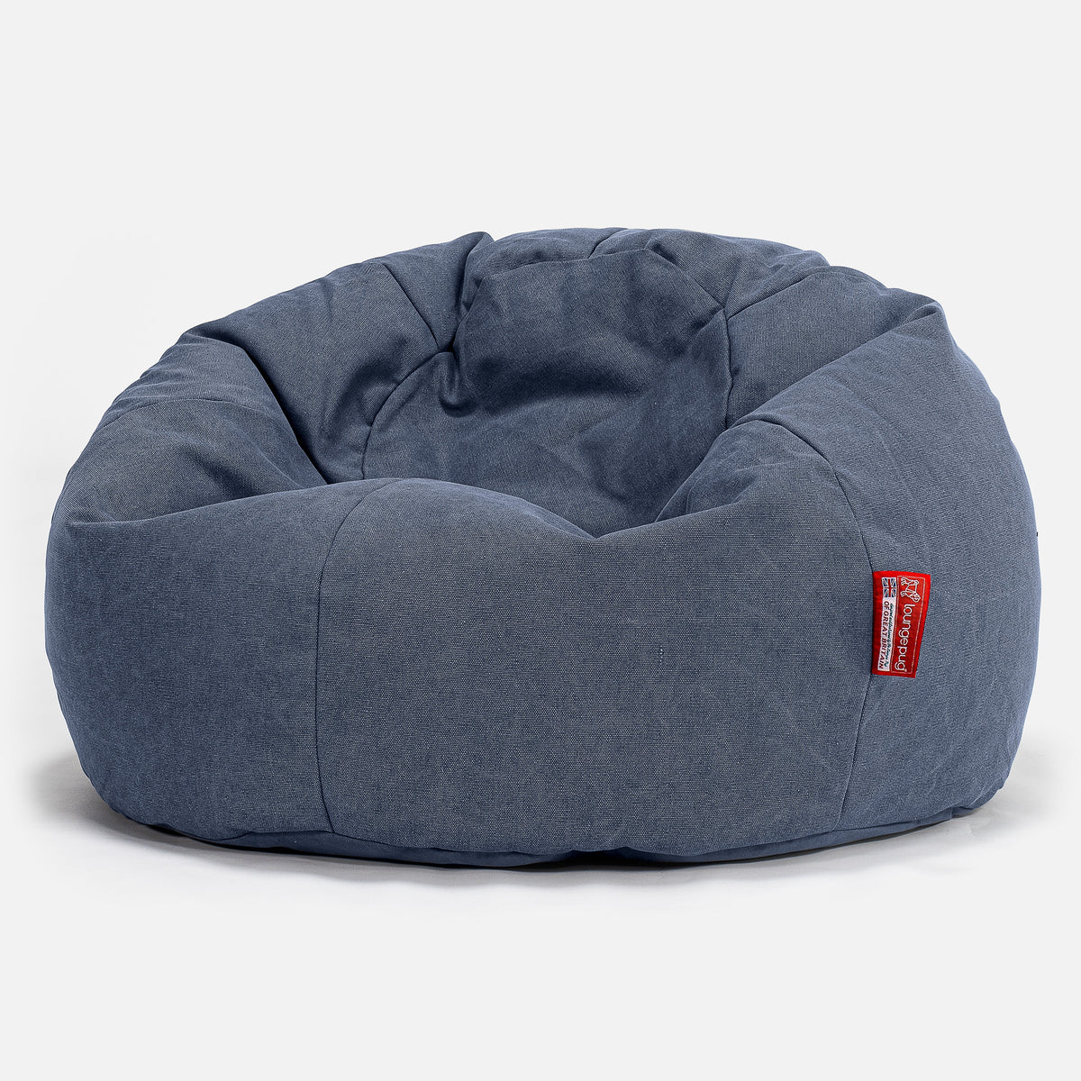 Lounge Pug Canvas Bean Bag Chairs Classic Gaming Chair Beanbags Navy