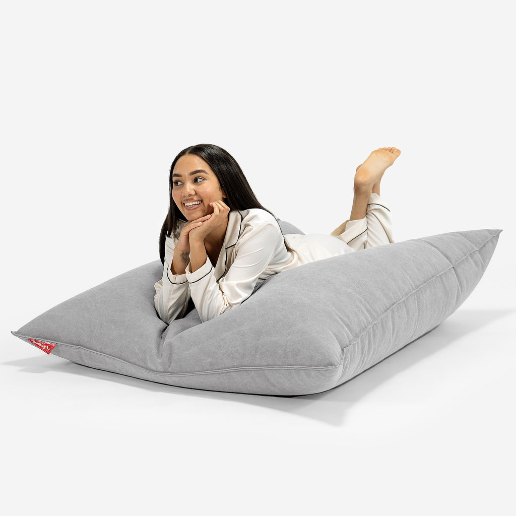 XL Pillow Beanbag - Canvas Pewter 03