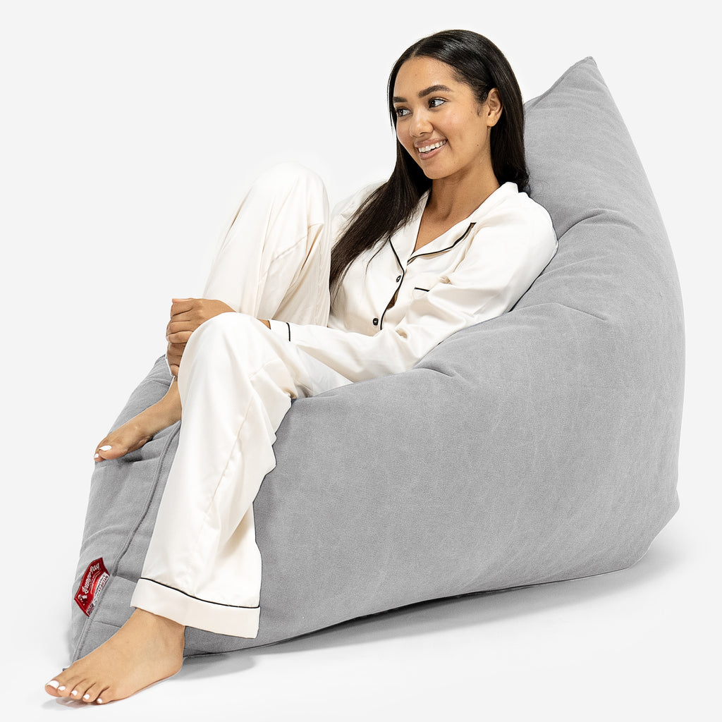 XL Pillow Beanbag - Canvas Pewter 04