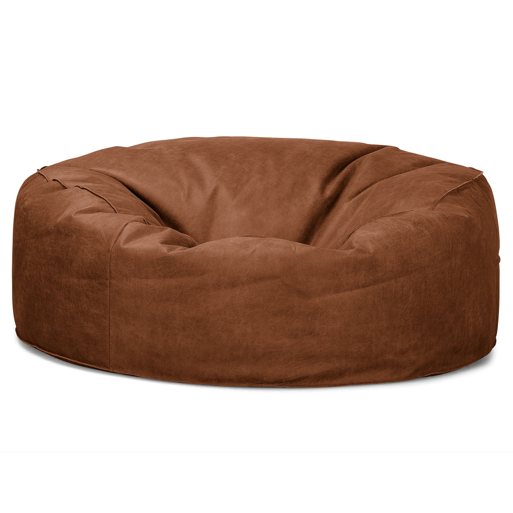 Mammoth Bean Bag Sofa - Distressed Leather British Tan 04