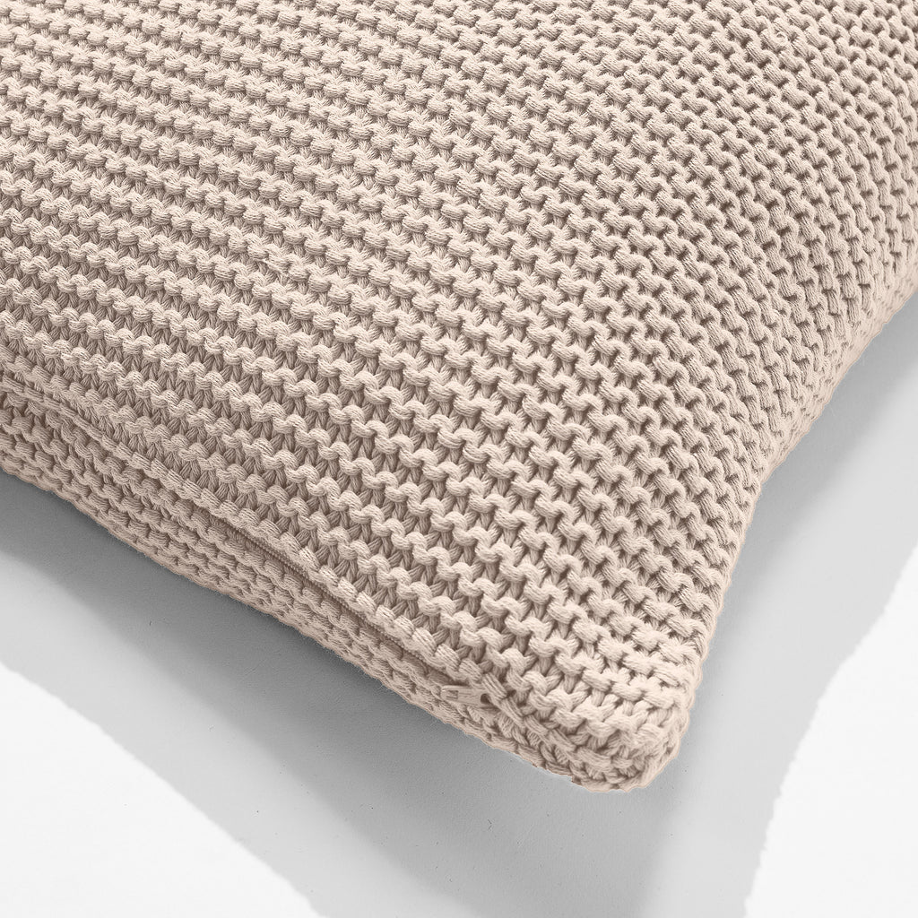 Decorative Cushion 47 x 47cm - 100% Cotton Ellos Cream