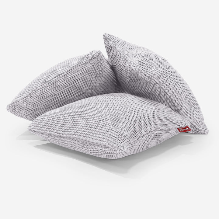 Decorative Cushion 47 x 47cm - 100% Cotton Ellos Light Grey