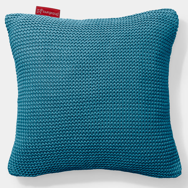 Decorative Cushion 47 x 47cm - 100% Cotton Ellos Petrol Blue