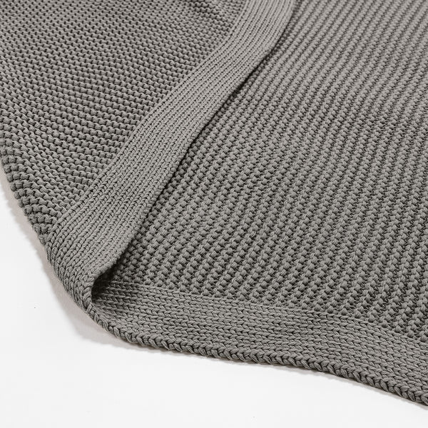 Throw / Blanket - 100% Cotton Ellos Graphite Grey 03