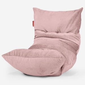 Eva Lounger Bean Bag - Chenille Pink