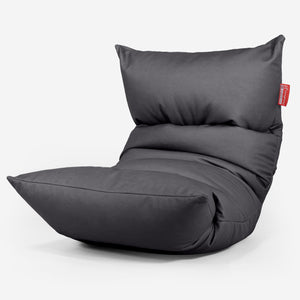 Eva Lounger Bean Bag - Vegan Leather Black