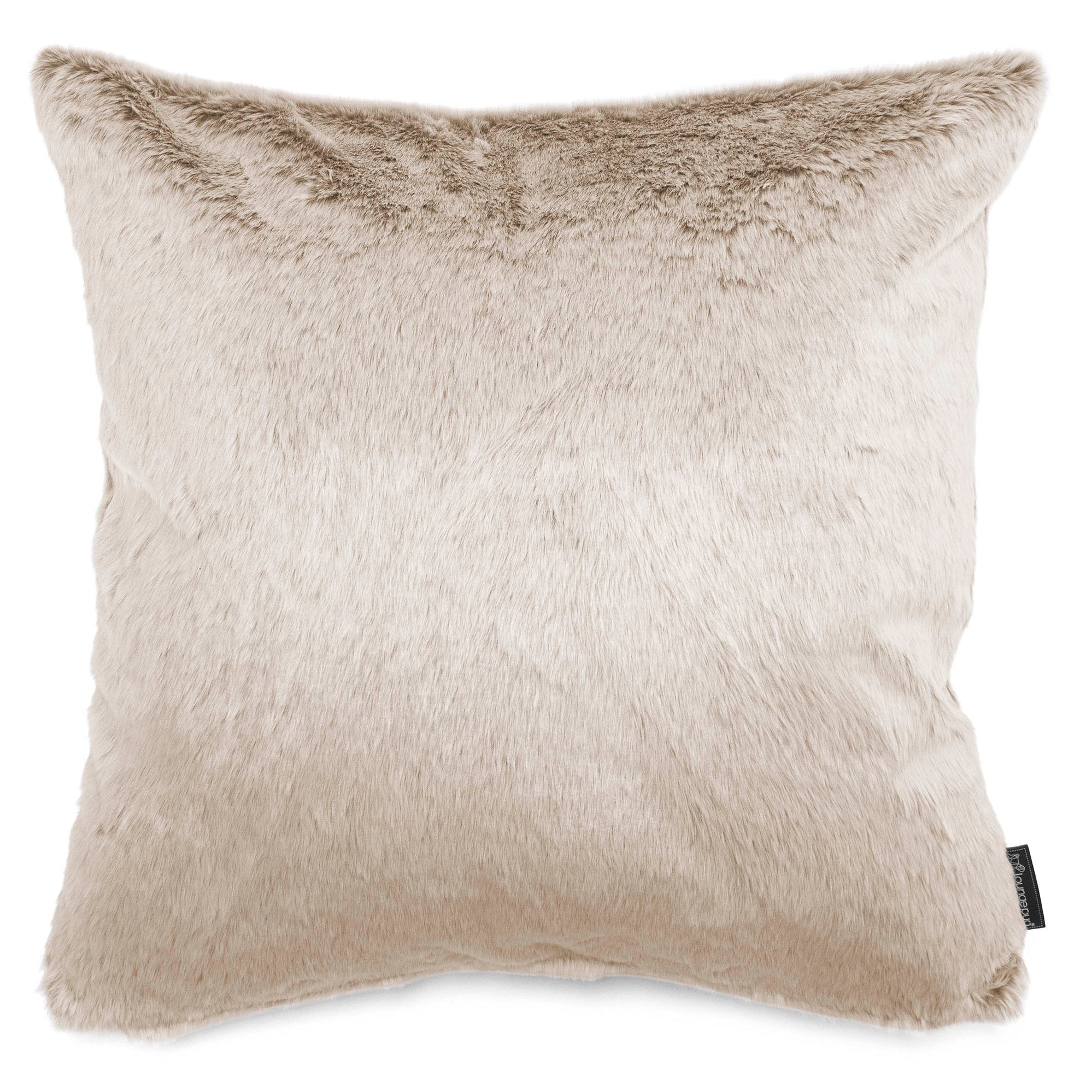 Brown Faux Fur Scatter Cushion 50x50 cm main image 1