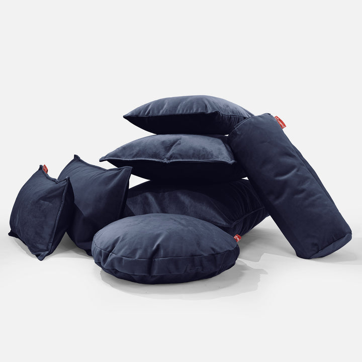Extra Large Scatter Cushion 70 x 70cm - Velvet Midnight Blue 04