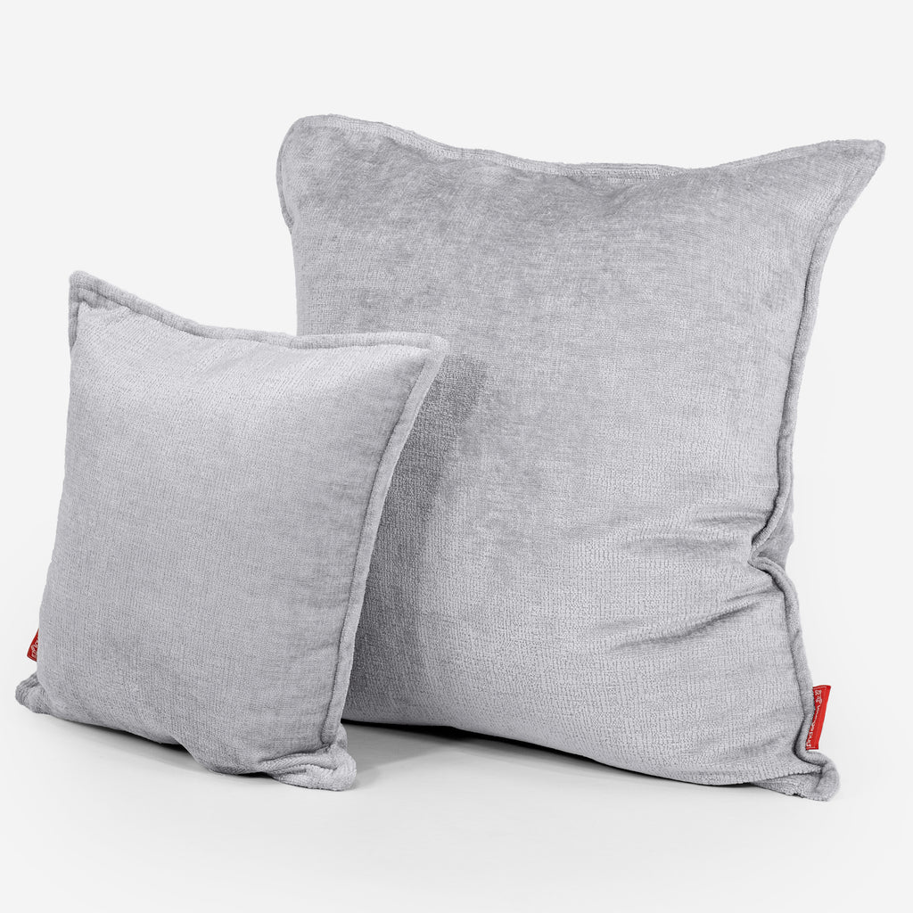 Extra Large Scatter Cushion Cover 70 x 70cm - Chenille Grey 02