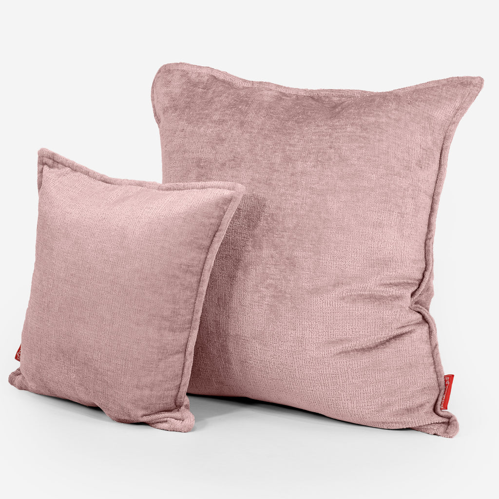 Extra Large Scatter Cushion Cover 70 x 70cm - Chenille Pink 02