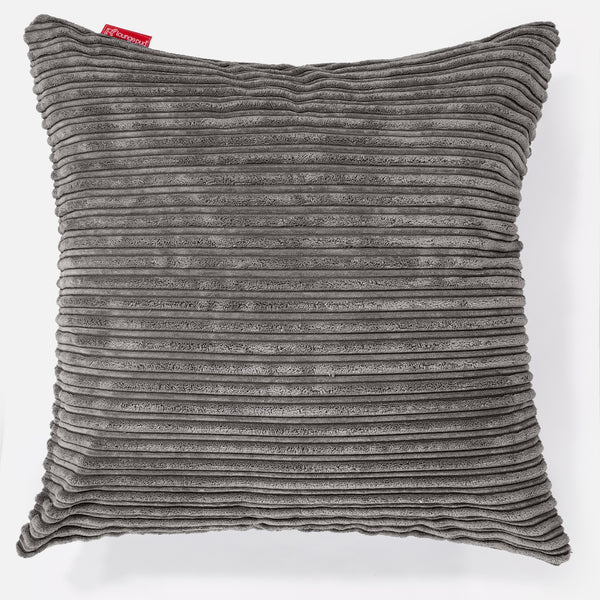 Extra Large Scatter Cushion 70 x 70cm - Cord Graphite Grey