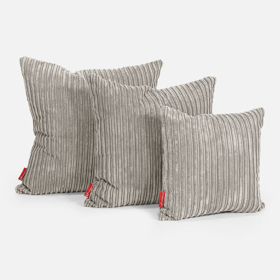 Extra Large Scatter Cushion 70 x 70cm - Cord Mink