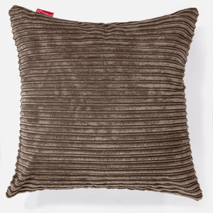 Extra Large Scatter Cushion Cover 70 x 70cm - Cord Mocha Brown