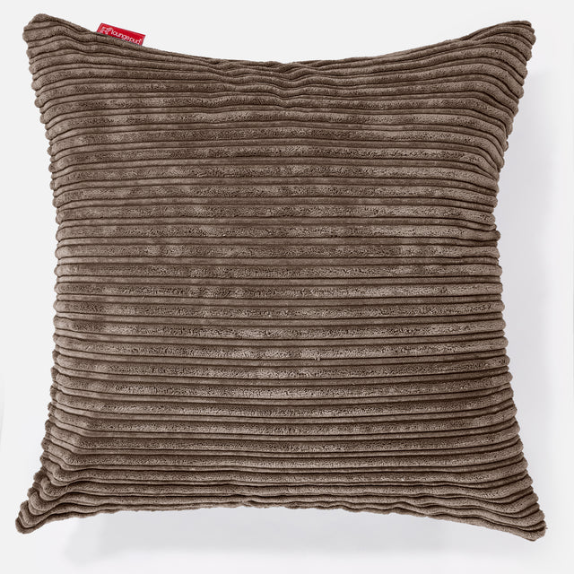 Extra Large Scatter Cushion 70 x 70cm - Cord Mocha Brown