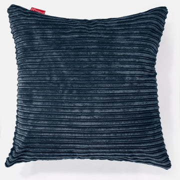 Extra Large Scatter Cushion 70 x 70cm - Cord Navy Blue