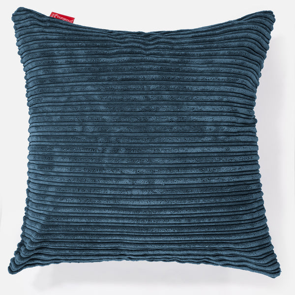 Extra Large Scatter Cushion 70 x 70cm - Cord Navy Blue