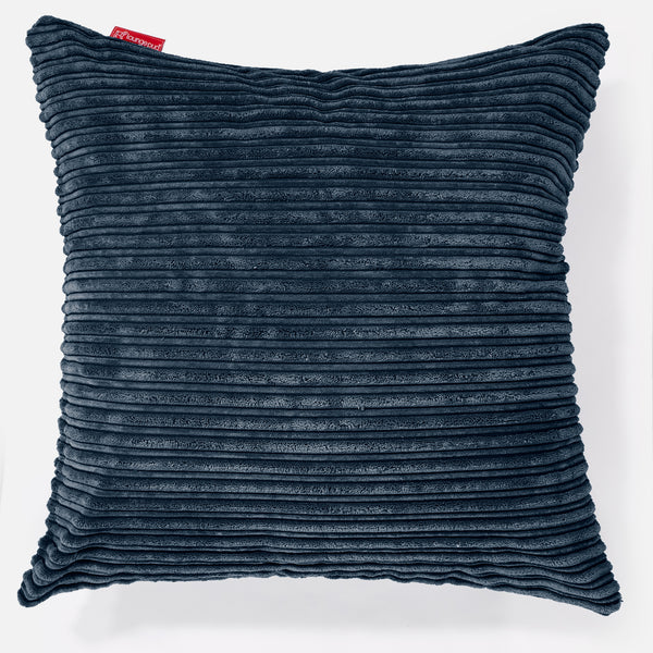 Extra Large Scatter Cushion 70 x 70cm - Cord Navy Blue