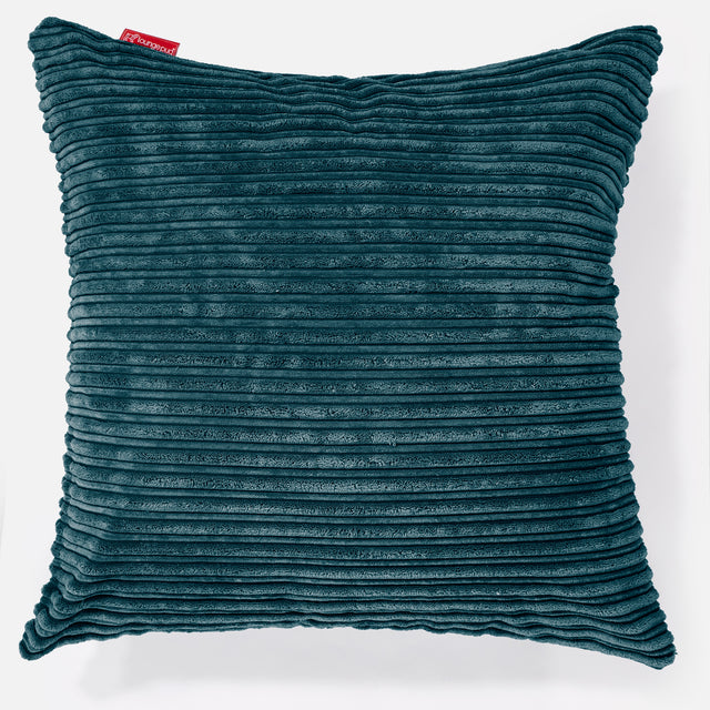 Extra Large Scatter Cushion 70 x 70cm - Cord Teal Blue