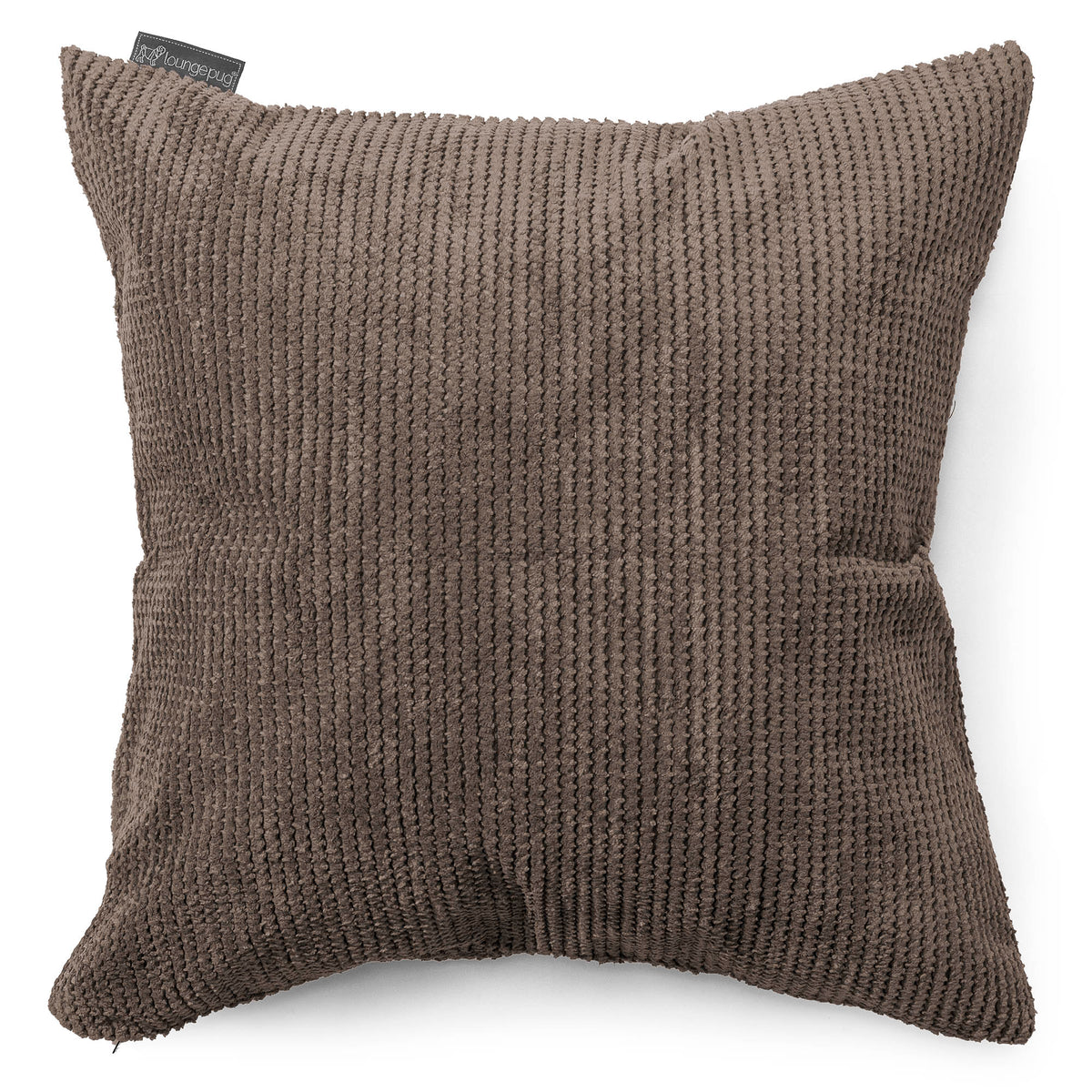 Lounge Pug Extra Large Scatter Cushion 70 X 70cm Pom Pom Chocolate ...