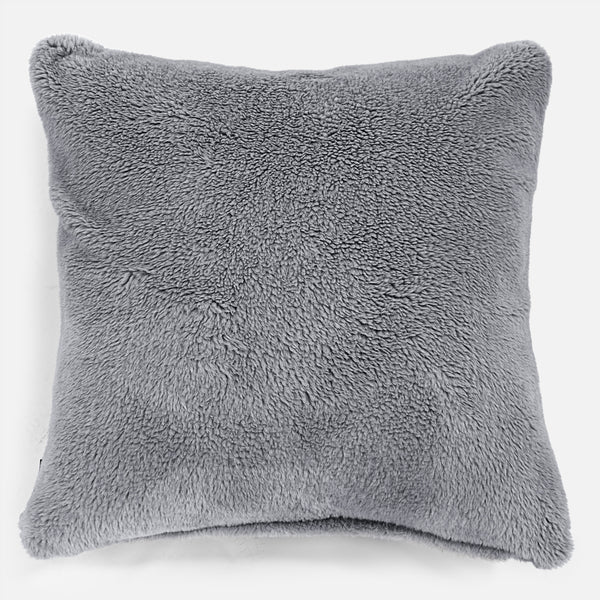 Lounge Pug Extra Large Scatter Cushion 70 X 70cm Teddy Faux Fur