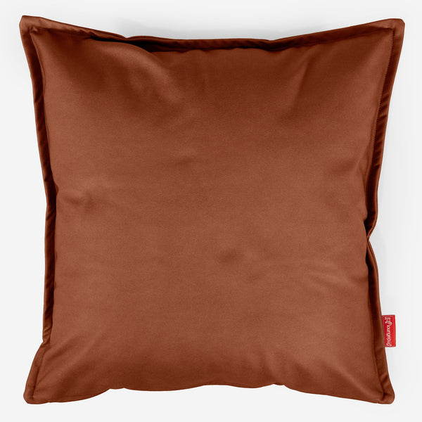 Extra Large Scatter Cushion Cover 70 x 70cm - Vegan Leather Chestnut 01