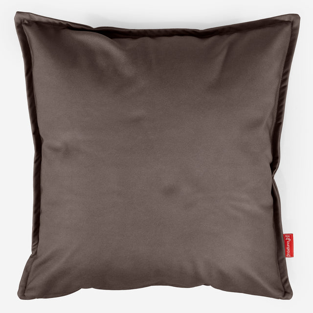 Extra Large Scatter Cushion Cover 70 x 70cm - Vegan Leather Chocolate 01