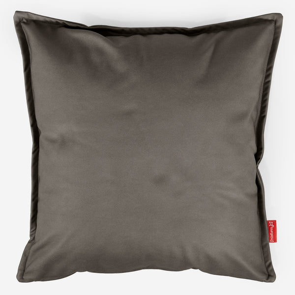 Extra Large Scatter Cushion Cover 70 x 70cm - Vegan Leather Grey 01