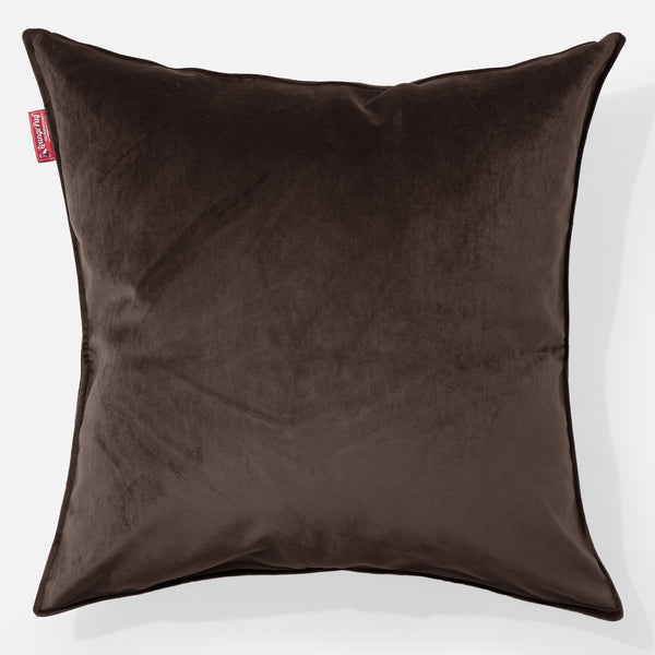 Extra Large Scatter Cushion 70 x 70cm - Velvet Espresso 01