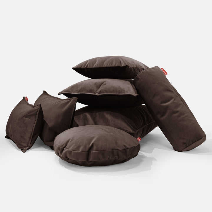 Extra Large Scatter Cushion 70 x 70cm - Velvet Espresso 04