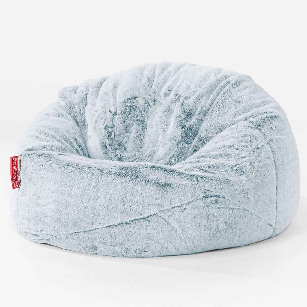 Lounge Pug Fluffy Faux Fur Rabbit Children s Bean Bag Chairs Kids