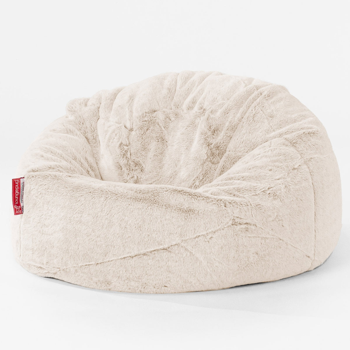 Ivory polar bear faux online fur bean bag chair