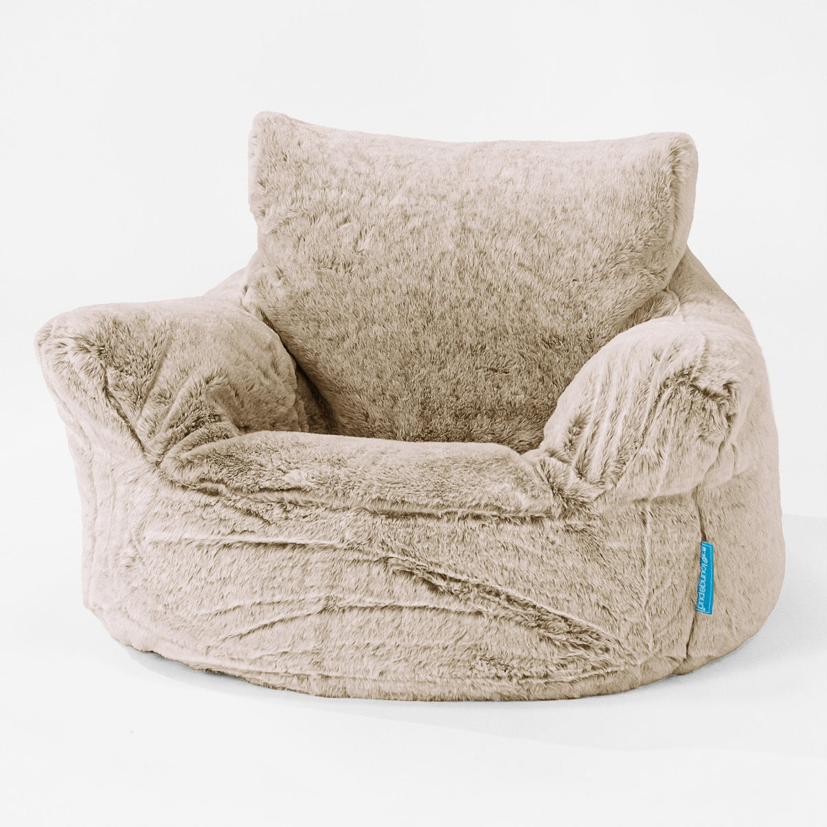 Fuzzy lounge store chair