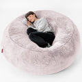 Faux Fur Rabbit Dusty Pink