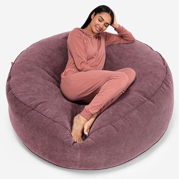 Mega Mammoth Bean Bag Sofa - Flock Lilac 01