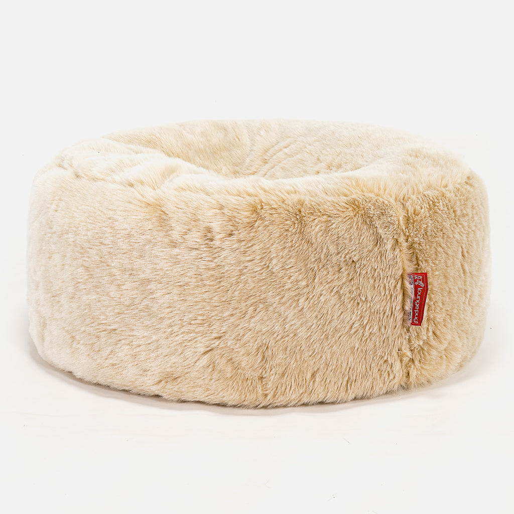 Faux sheepskin new arrivals footstool