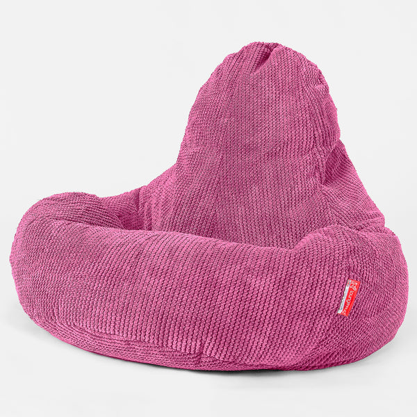 Ultra Lux Gaming Bean Bag Chair - Pom Pom Pink 01