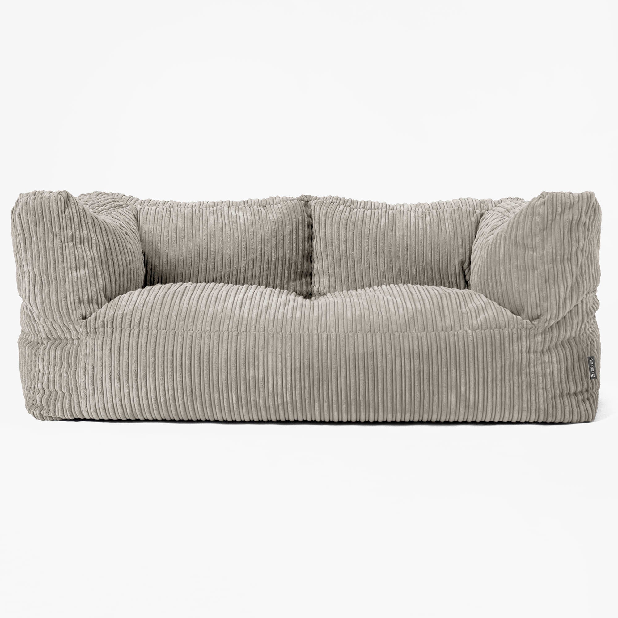 loungepug （TITO0607） Lounge Pug Giant 2 Seater Bean Bag Sofa Cord Aegean Blue