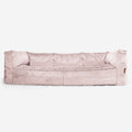 Faux Fur Rabbit Dusty Pink