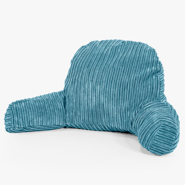 High Back Support Cuddle Cushion - Cord Aegean Blue 01