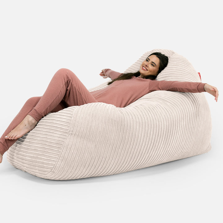 Bean Bag Sofa Hammock - Cord Ivory 01