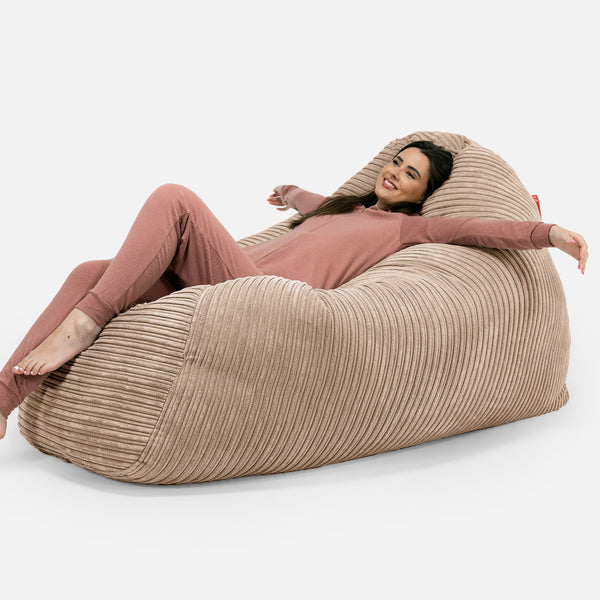 Bean Bag Sofa Hammock - Cord Sand 01