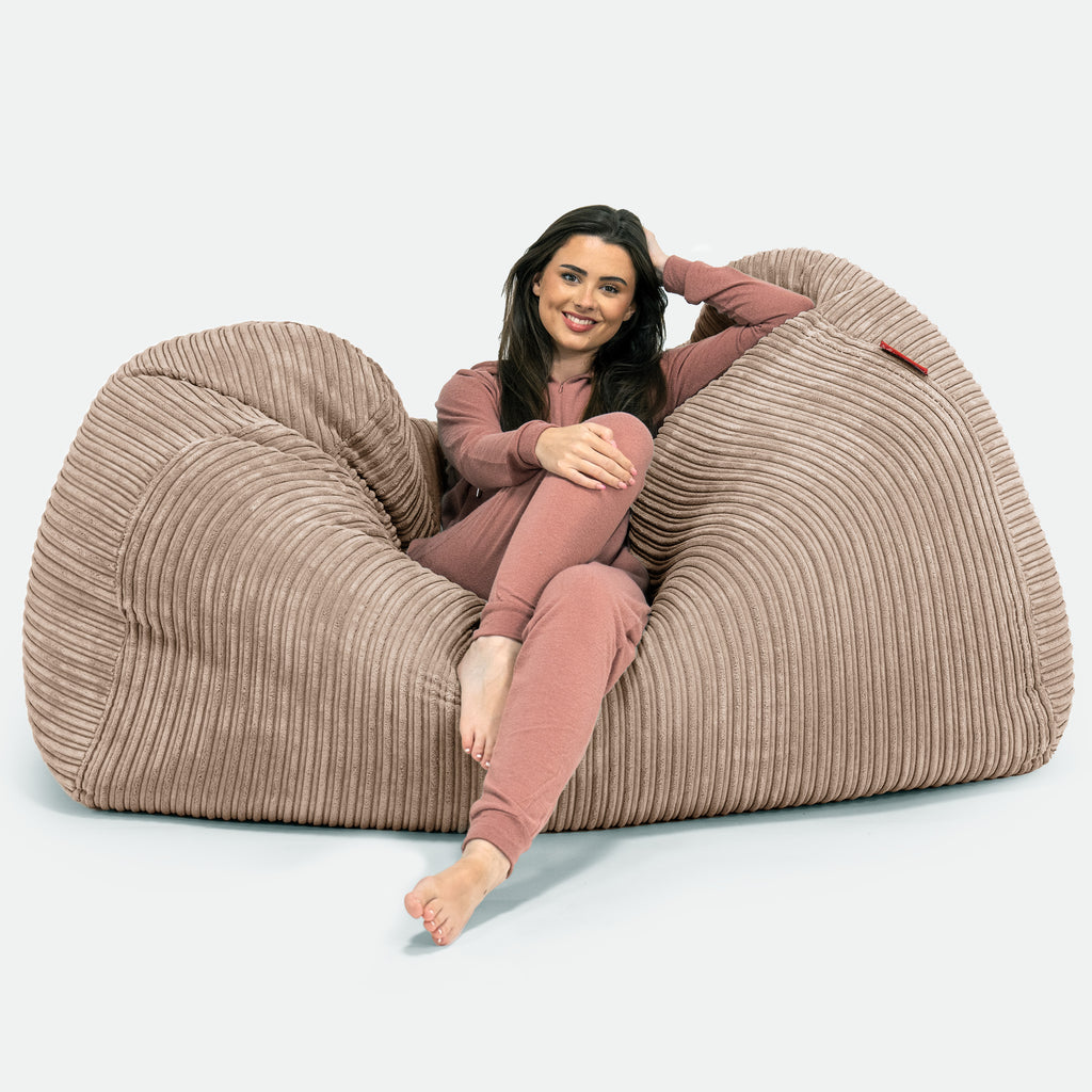 Bean Bag Sofa Hammock - Cord Sand 03
