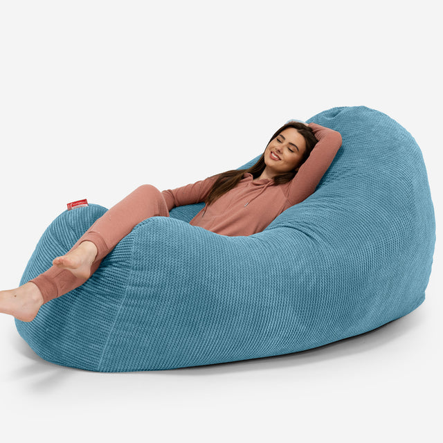 Bean Bag Sofa Hammock - Pom Pom Aegean Blue 01