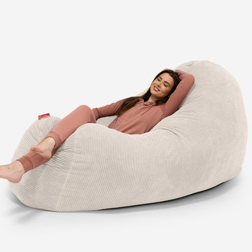 Bean Bag Sofa Hammock - Pom Pom Ivory 01