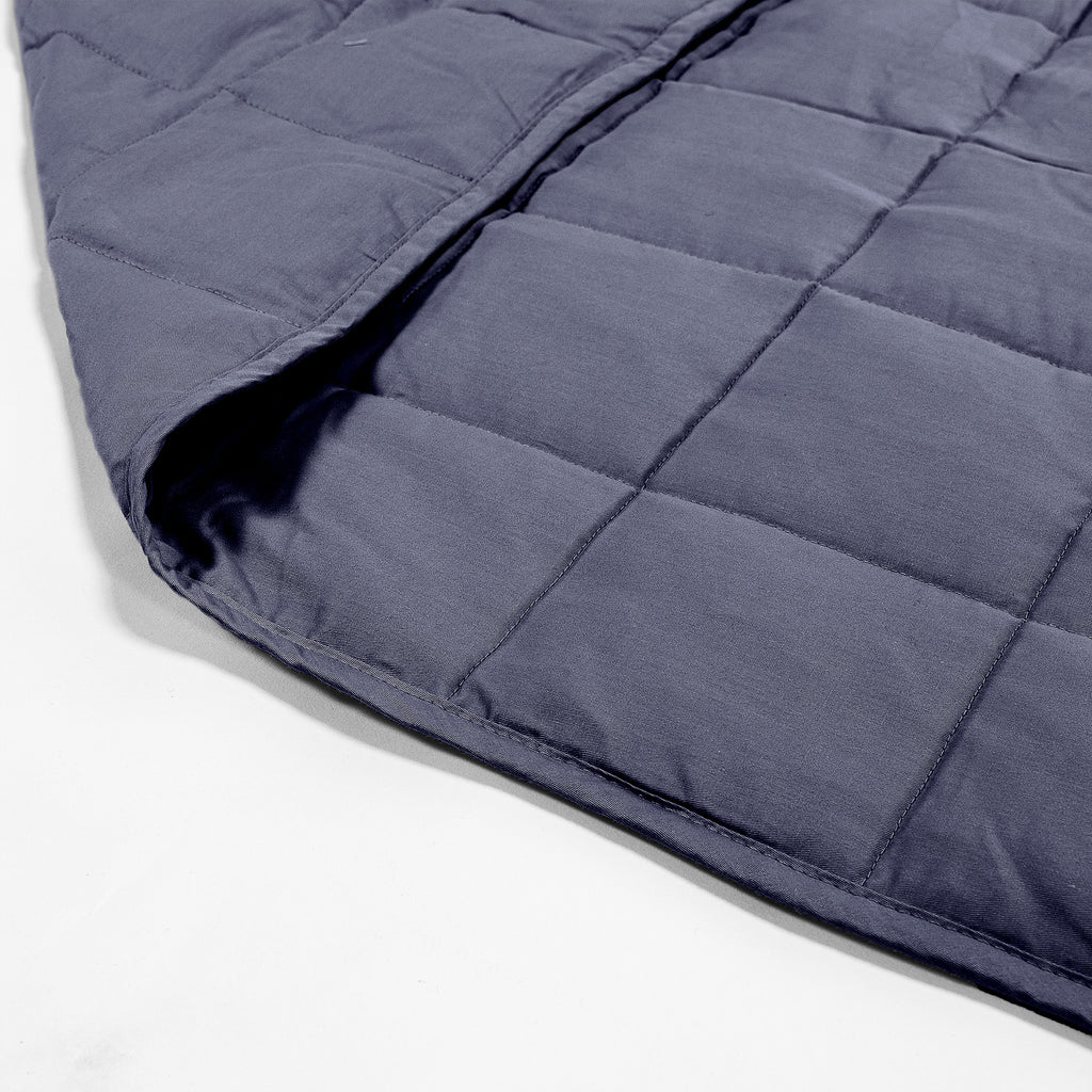 Weighted Blanket for Adults - Cotton Dark Blue 02
