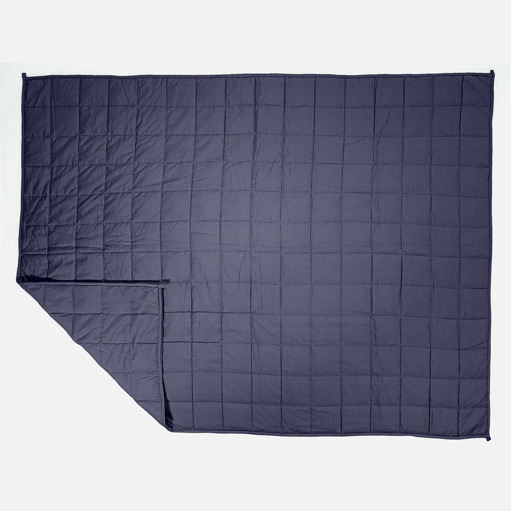 Weighted Blanket for Adults - Cotton Dark Blue 03